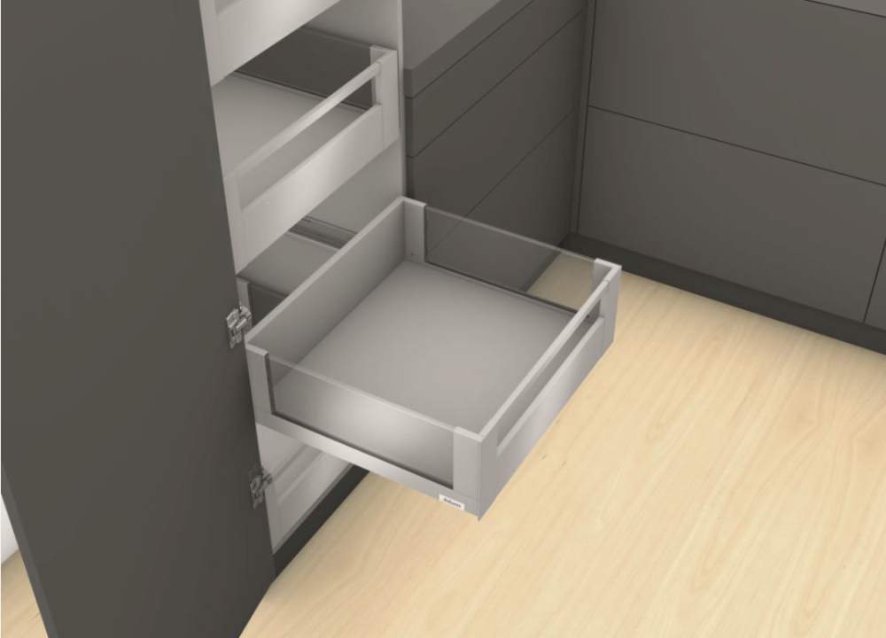 Bộ thành hộp LEGRABOX Free âm Inox chiều cao C