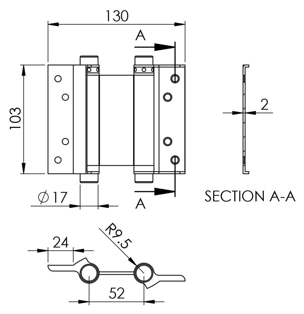 Bản lề bật 2 chiều