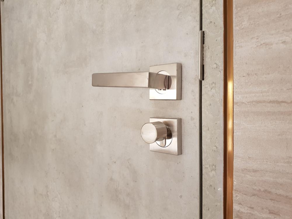 Ruột khóa WC đầu vặn tròn