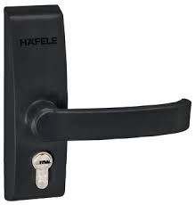 OUTDOOR LEVER HANDLE  BLACK