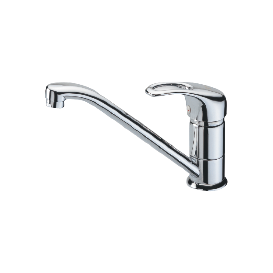 Vòi rửa chén lạnh đồng thau chrome