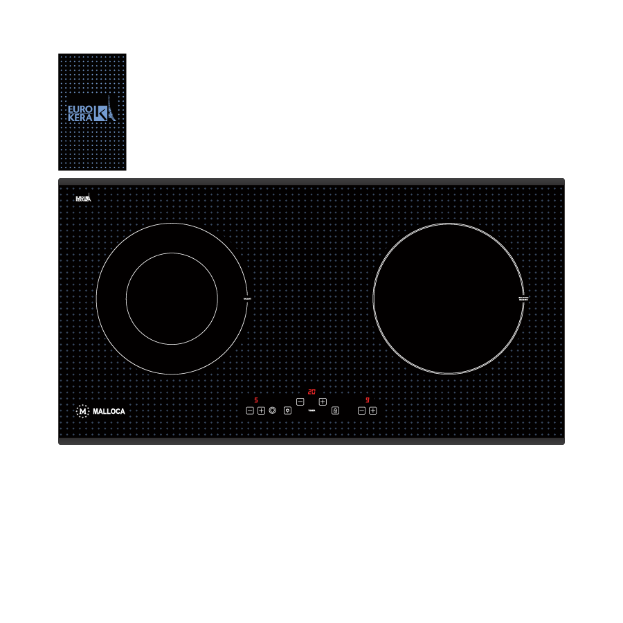 Bếp từ kết hợp hồng ngoại 2 vùng nấu 72cm