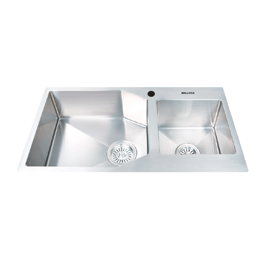 Chậu rửa chén 2 hố inox 304 kích thước 84cm