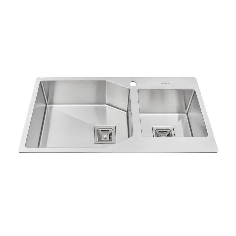 Chậu rửa chén 2 hố inox 304 kích thước 84cm