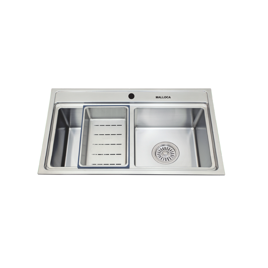 Chậu rửa chén 2 hố inox 304 kích thước 80cm