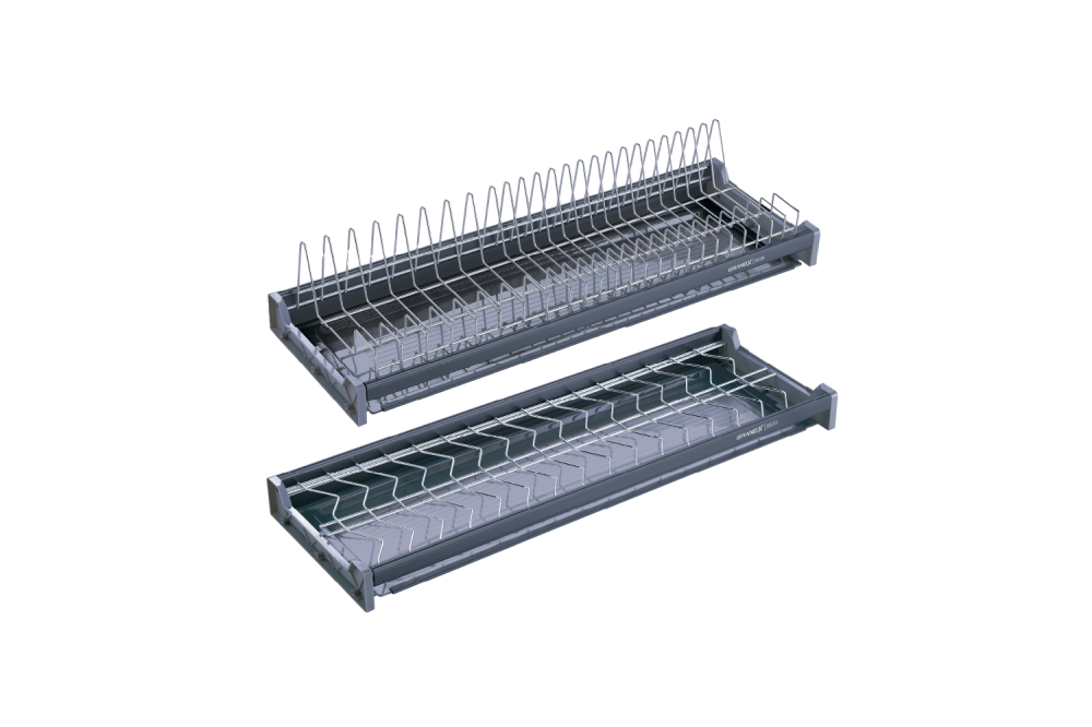 Giá chén bát cố định 800mm Inox 304 nan dẹt GrandX XF.80S