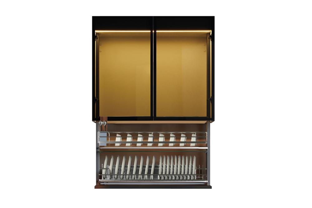Giá bát nâng hạ điện 900mm Inox 304 GrandX XL.90EM