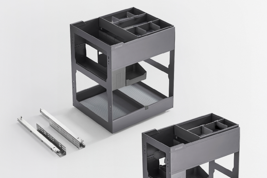Giá gia vị 400mm Titanium GrandX XS.40T