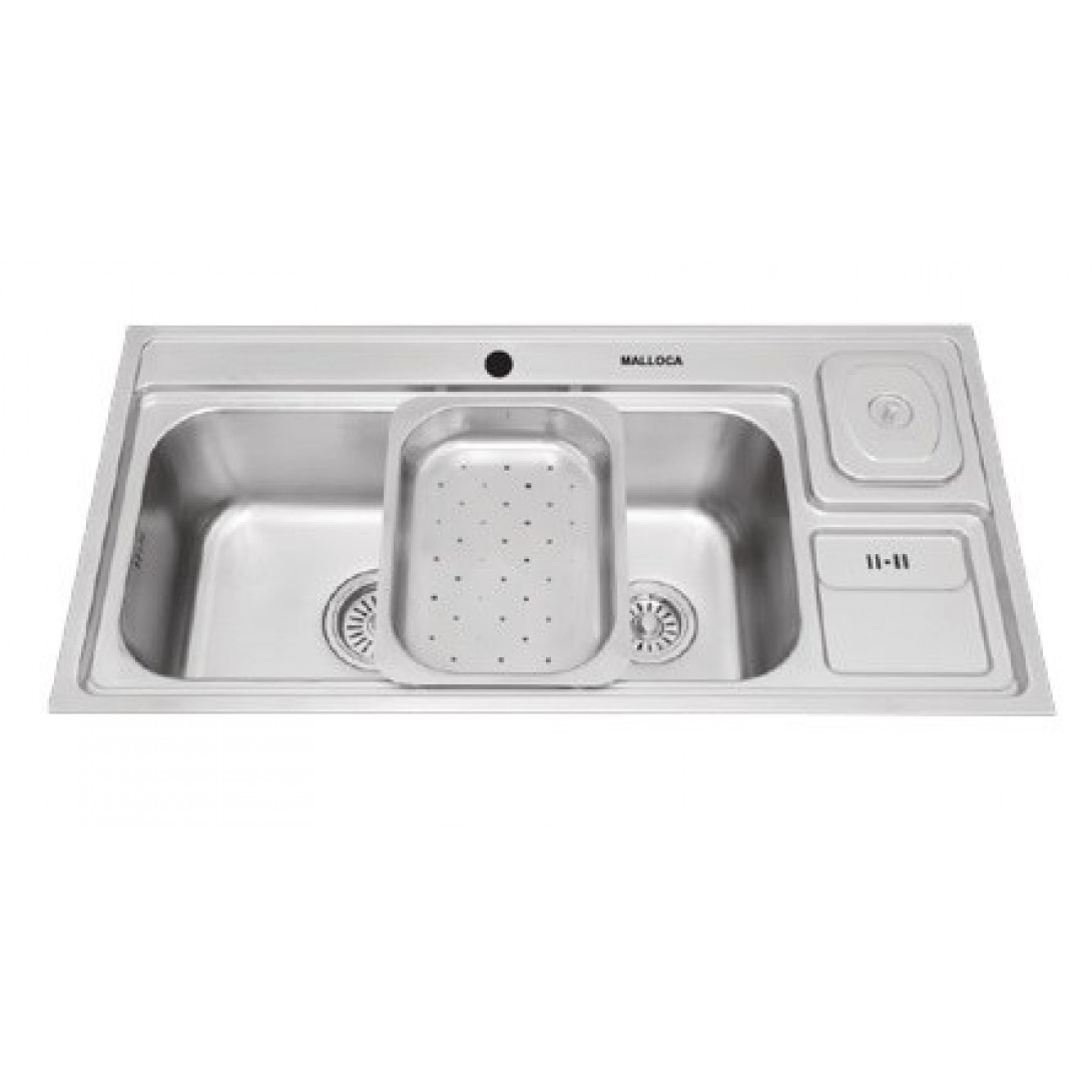Chậu rửa chén 2 hố inox 304 kích thước 98cm