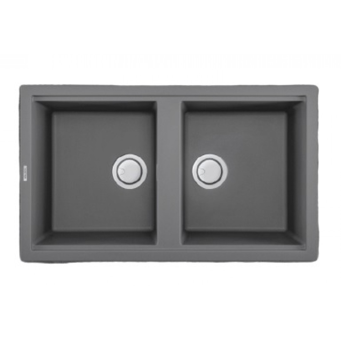 Chậu rửa chén đá granite 2 hố kích thước 86cm
