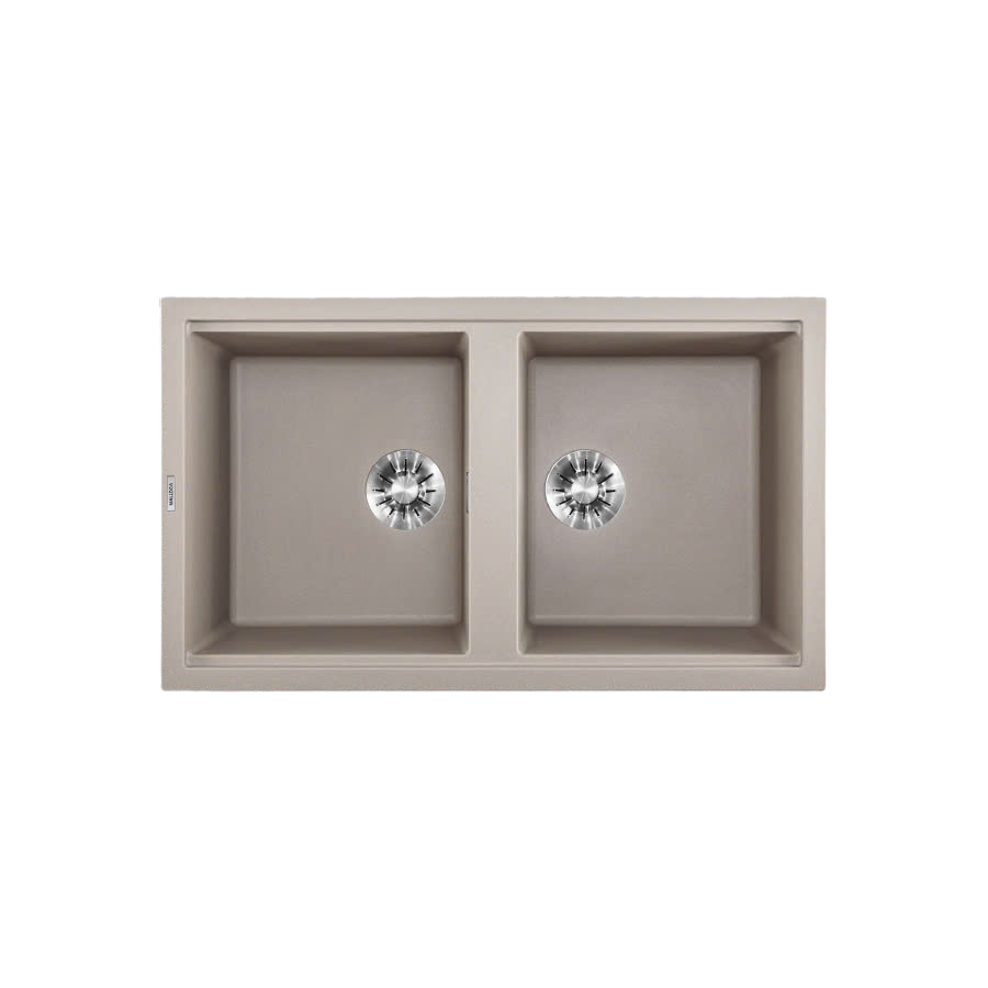 Chậu Rửa Chén Đá Granite 2 hố kích thước 86cm