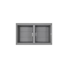 Chậu rửa chén đá granite 2 hố kích thước 86cm