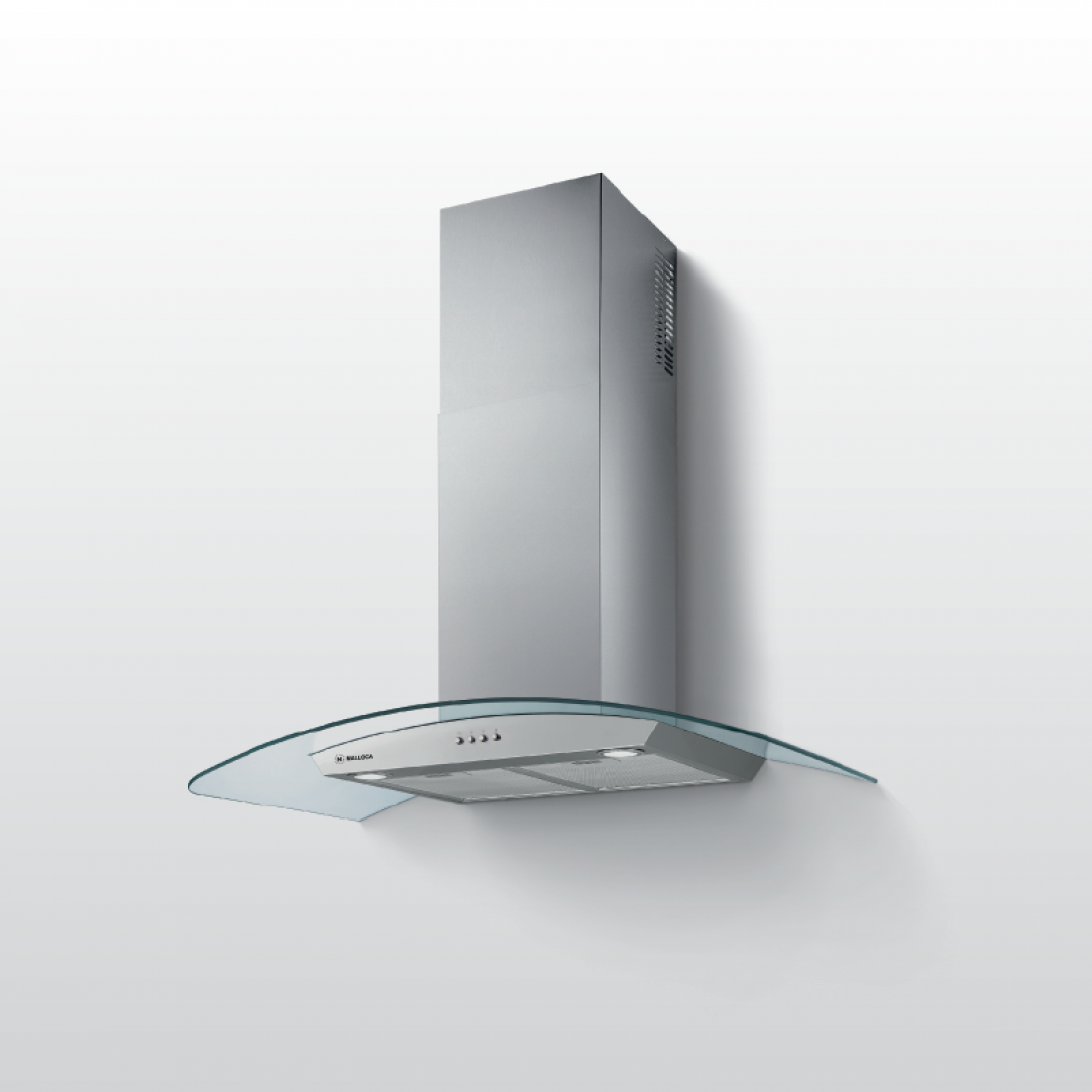 Máy hút mùi áp tường dạng chữ t 90cm