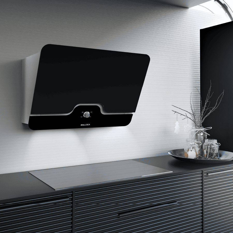Máy hút mùi áp tường dạng nghiêng 80cm